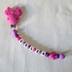 Chupetero Clip Minnie