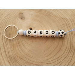 Llavero con nombre y figura