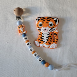 Chupetero y mordedor tigre