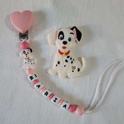 Chupetero y mordedor dálmata