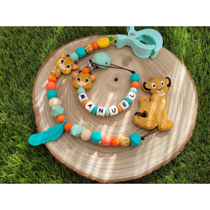 Mordedor de carro y chupetero Simba