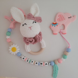 Mordedor de carro y sonajero