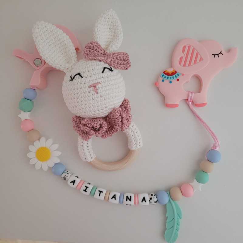 Mordedor de carro y sonajero