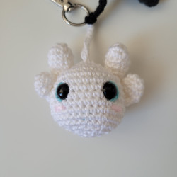 Llavero crochet Furia Luminosa