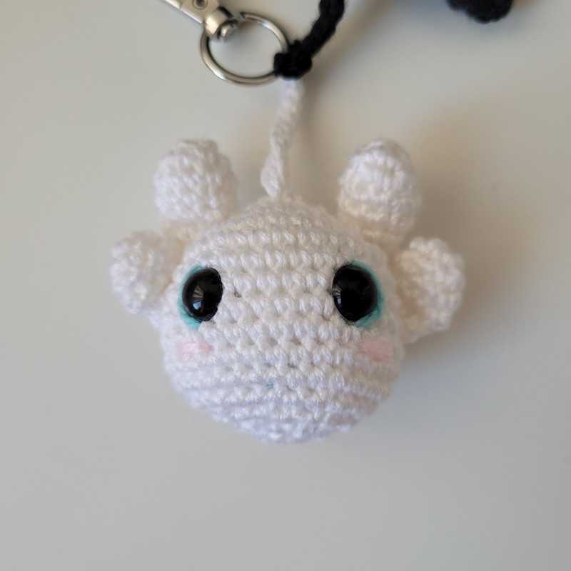 Llavero crochet Furia Luminosa