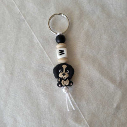 Llavero inicial perrito