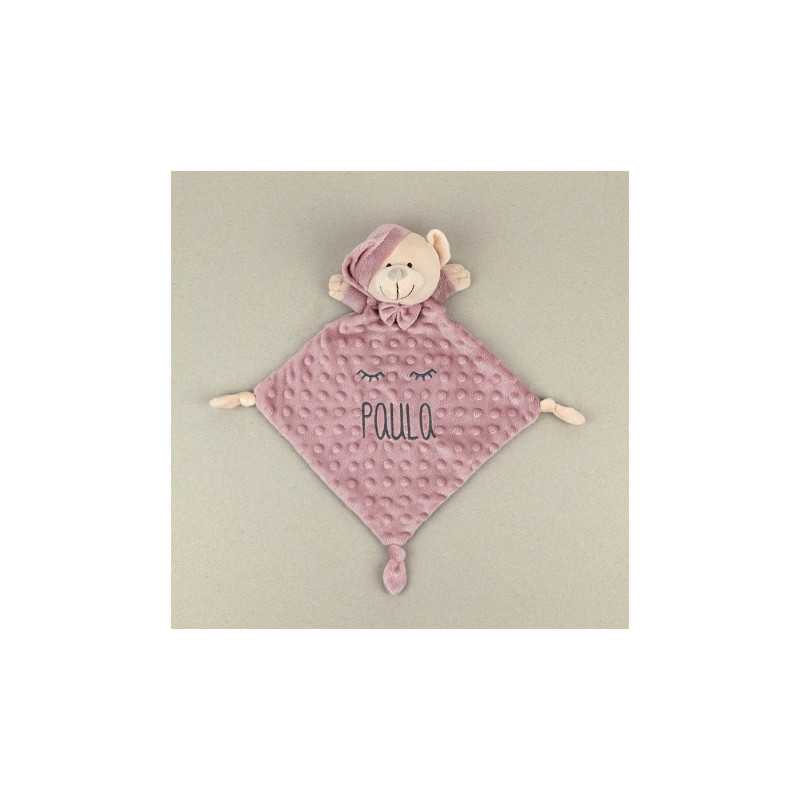 Dou dou oso rosa empolvado