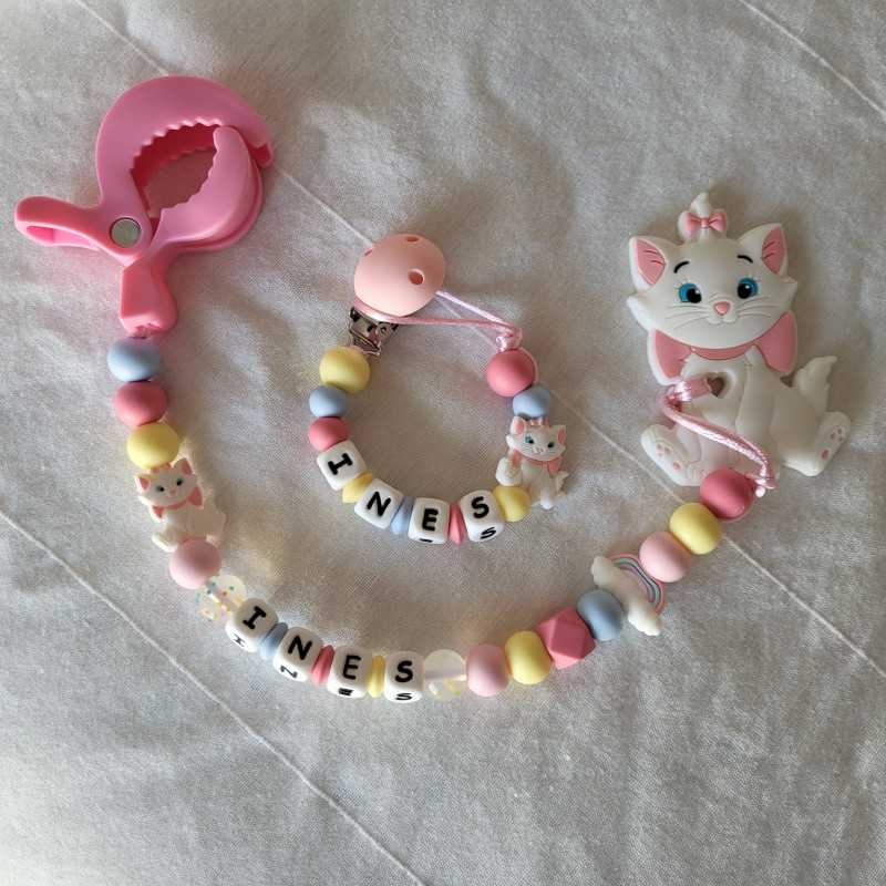 Mordedor de carro y chupetero Marie