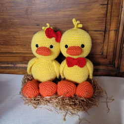 Muñeco de apego patitos