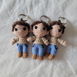 Llavero crochet personalizado