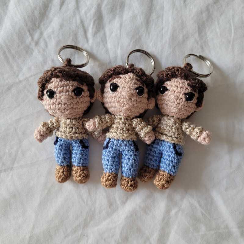 Llavero crochet personalizado