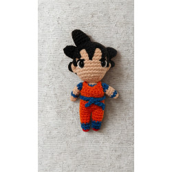Llavero crochet Goku