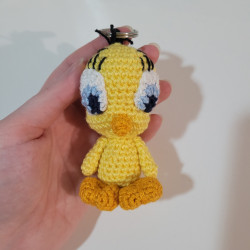 Llavero crochet Piolin